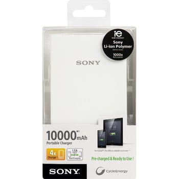 Sony CP-V10B Power Bank Charger Fast Battery Charging 10000 mAh Single USB  - Jarir Bookstore KSA