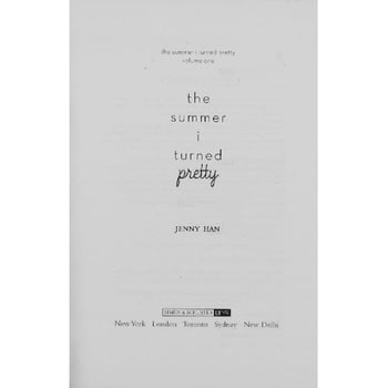  The Summer I Turned Pretty (Summer I Turned Pretty, The):  9781416968290: Han, Jenny: Books