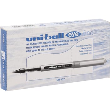 Uni-Ball UB-157 Eye Fine Liquid Ink Rollerball Pens - Assorted