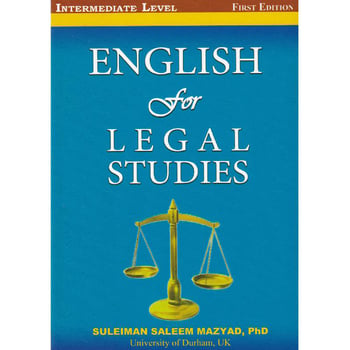 English for Legal Studies 1st Edition - Intermediate Level