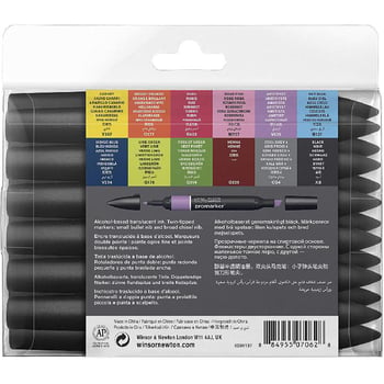 Winsor & Newton ProMarker Set 1 (13 Colors) Graphic Art Marker Assorted  Color - Jarir Bookstore Bahrain