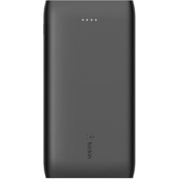 Belkin Boost CHARGE USB-C Power Bank 10K Fast Battery Charging, 10000 mAh,  Dual USB (1X USB-C (18W)/1X USB (12W)), Black