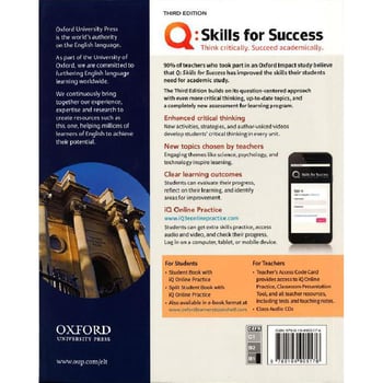 Q:Skills for Success Third Edition