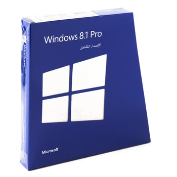 Microsoft Windows 8.1 Professional Arabic 1 User CD DVD