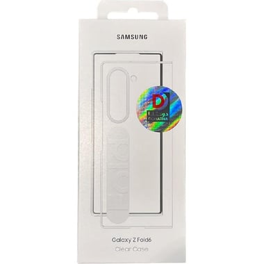 Samsung Clear Flip Cover Mobile Case, for Samsung Galaxy Z Fold6, Transparent