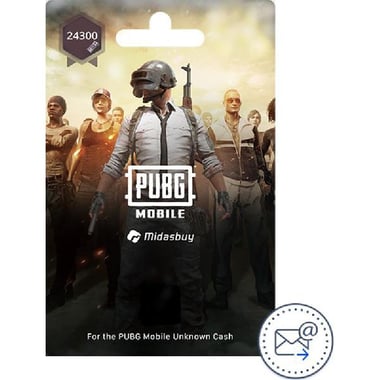 PUBG 24300 UC 300$ Game Payment and Recharge Card (Delivery by eMail), Digital Code (Universal)