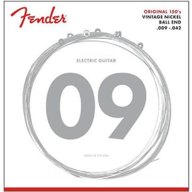 Fender Electric Guitar Strings, White