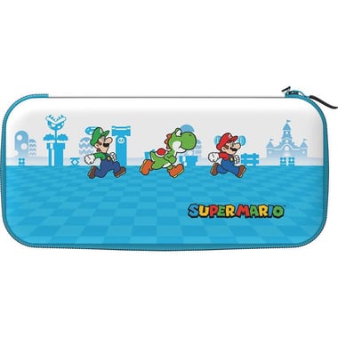 PDP Mario Escape Travel Case, for Nintendo Switch V2/Switch - OLED, Blue