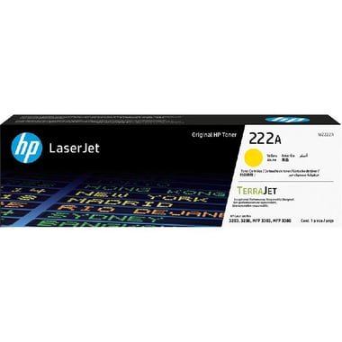 HP 222A Laser Toner, Yellow