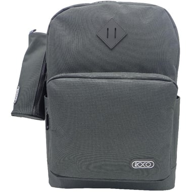 Roco Basic Backpack with Accessory, for 15.6" (Device), Grey