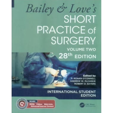 Short Practice Surgery، 28th International Student Edition (Bailey & Love's) - 2 Volume Set