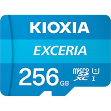 كيوكسيا اكسيريا جي 2 بطاقة مايكرو اس  دي، سعة 256 جيجابايت، فئة 10: سرعة أداء قصوى تبلغ 100 ميجابت بالثانية