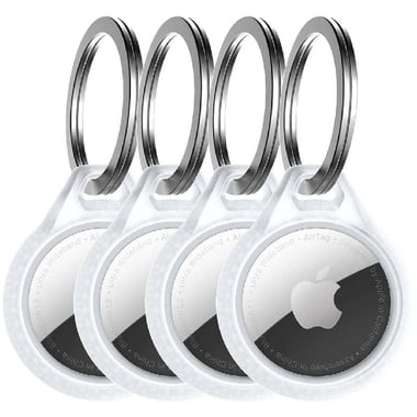 ITskins Air Cover Frost (4 Pack) Item Locator Accessory, for Apple AirTag, Transparent