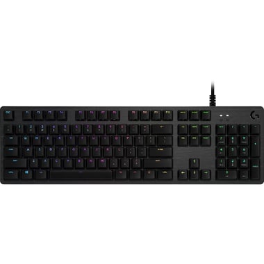 Logitech G512 Carbon GX Blue (Clicky) Gaming Keyboard, Wired, for Laptop/Desktop Computer/Gaming Desktop Computer/CPU Windows OS, Black