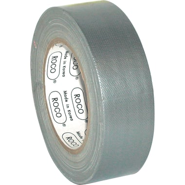 Roco Cloth Tape, 1.5" X 25 m, Silver