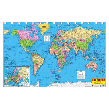 دريم لاند خريطة العالم لوحة، انجليزي