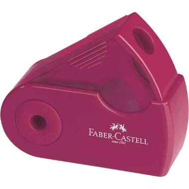 Faber-Castell Pocket Sharpener, Single Hole, Red