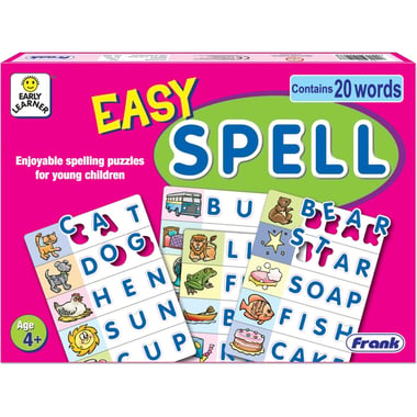 Frank Early Learner Easy Spell - Contains 20 Words Word Puzzle, 74 Pieces, English, 4 Years and Above