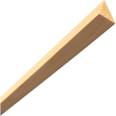بي ان ام جذع خشبي، شكل مثلثي، غير ملون، قطاع، طبيعي، (19.00 مم (0.75 بوصةX (914.40 مم (36.00 بوصة