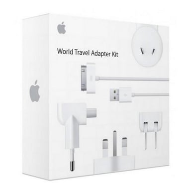 Apple World Travel Adapter Kit, USB Power Adapter;30-pin to USB Cable;6 Set of AC Plugs