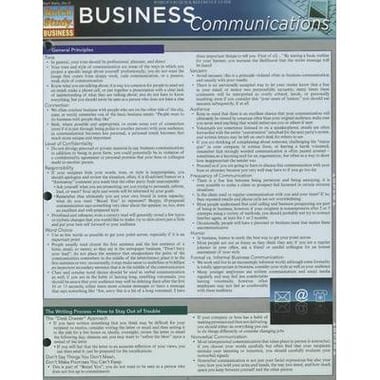 Business Communications (Quick Study: Business)