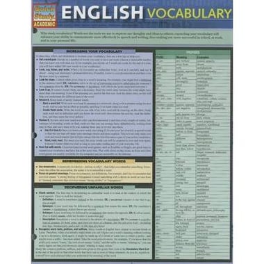 English Vocabulary (Quick Study: Academic)