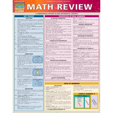 Math Review (Quick Study: Academic)