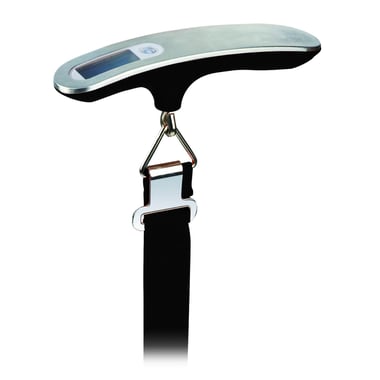 Travelines Digital Scale, Luggage Travel Accessory, Black/Silver