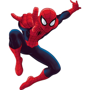 Marvel Spider-Man Wall Decals, Peel & Stick, Red/Blue, 10.60 in ( 26.92 cm )X 10.60 cm ( 4.17 in )
