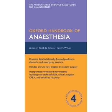 Oxford Handbook of Anaesthesia, 4th Edition