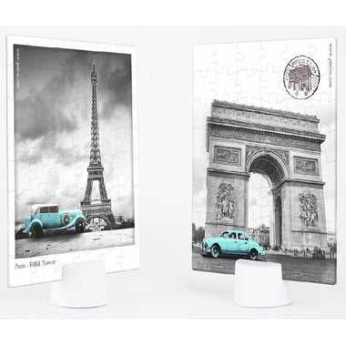 بينتو Paris Vacation، Double Sided with Stand، أحجية صور، 48‎ قطعة، 6 سنوات فأكثر