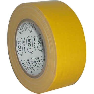 Roco Cloth Tape, 2" X 25 m, Yellow