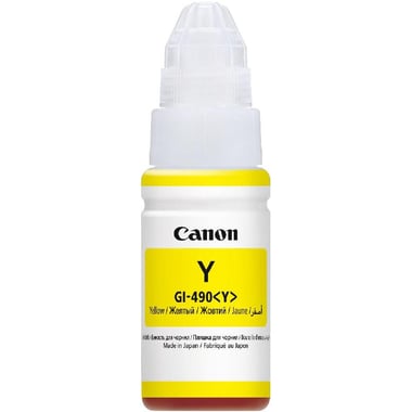 Canon GI-490 Ink Bottle, Yellow