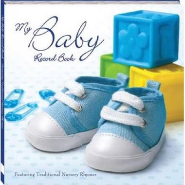My Baby Record Book، Featuring Traditional Nursery Rhymes (Blue)