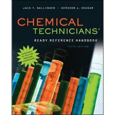 Chemical Technicians' Ready Reference Handbook، 5th Edition (Chemical Engineering)