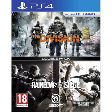 Tom Clancy's: The Division + Rainbow Six Siege, PlayStation 4 (Games), Action & Adventure, Blu-ray Disc