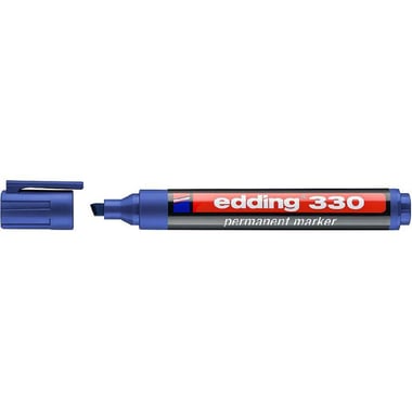 ايدنج 330 قلم ماركر ثابت، 5 مم ‎-‎ 1 رأس  مشطوف، ازرق