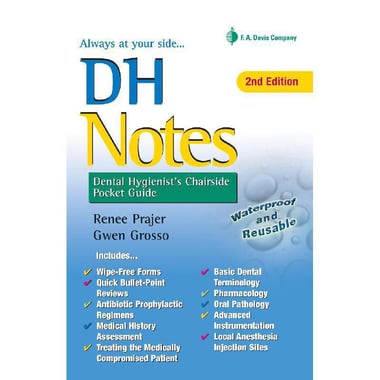 DH Notes، 2nd Edition (Davis's Notes) - Dental Hygienist's Chairside Pocket Guide