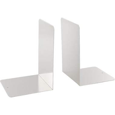 Book Ends, Classic Aluminum, Silver