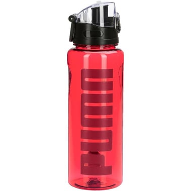 Puma Sportstyle TR Water Bottle, 1000.00 ml ( 1.76 pt ), Clear Red/Black