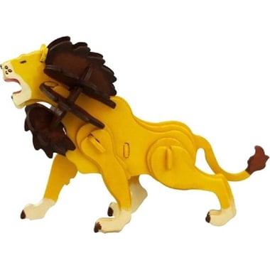 Robotime Lion 3D Puzzle, 34 Pieces, 3 Years and Above
