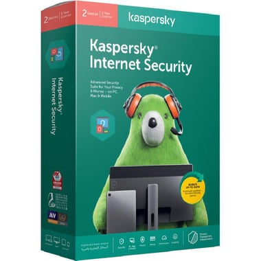 Kaspersky Internet Security 2020, English, 2 Users, CD/DVD